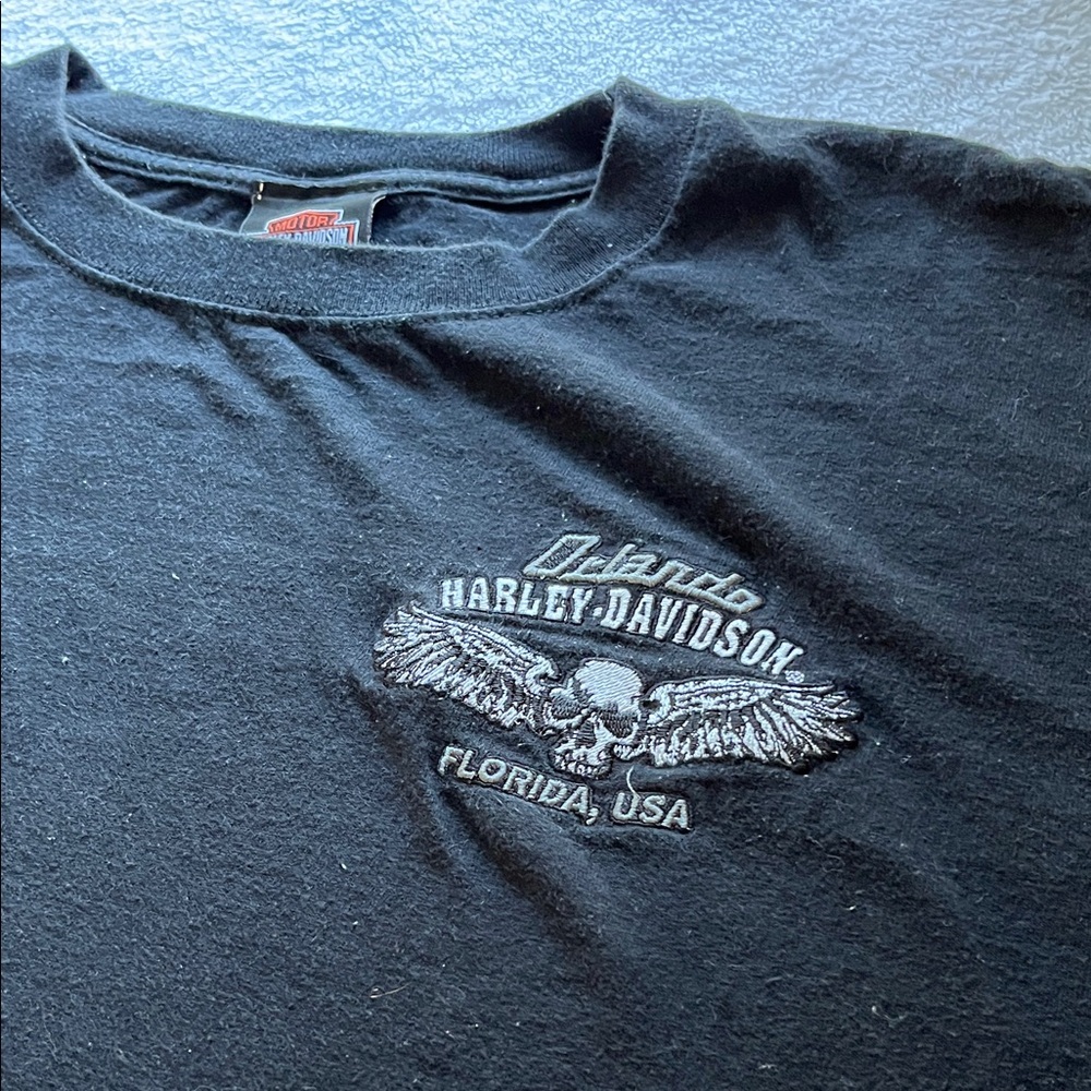 Harley-Davidson Black Tee with Skull Logo